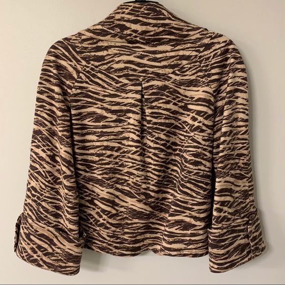 ❤️‍🔥❤️‍🔥 HP ❤️‍🔥❤️‍🔥. Ellen Tracey Zebra look jacket - Picture 2 of 5